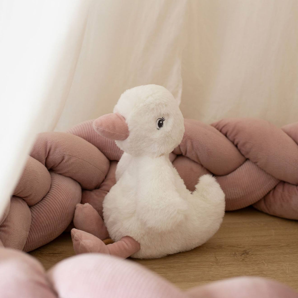 Peluche musicale oie blanc