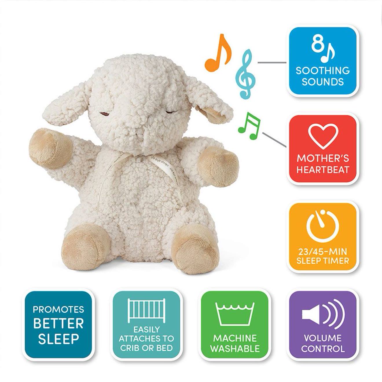 Peluche musicale sleep sheep beige