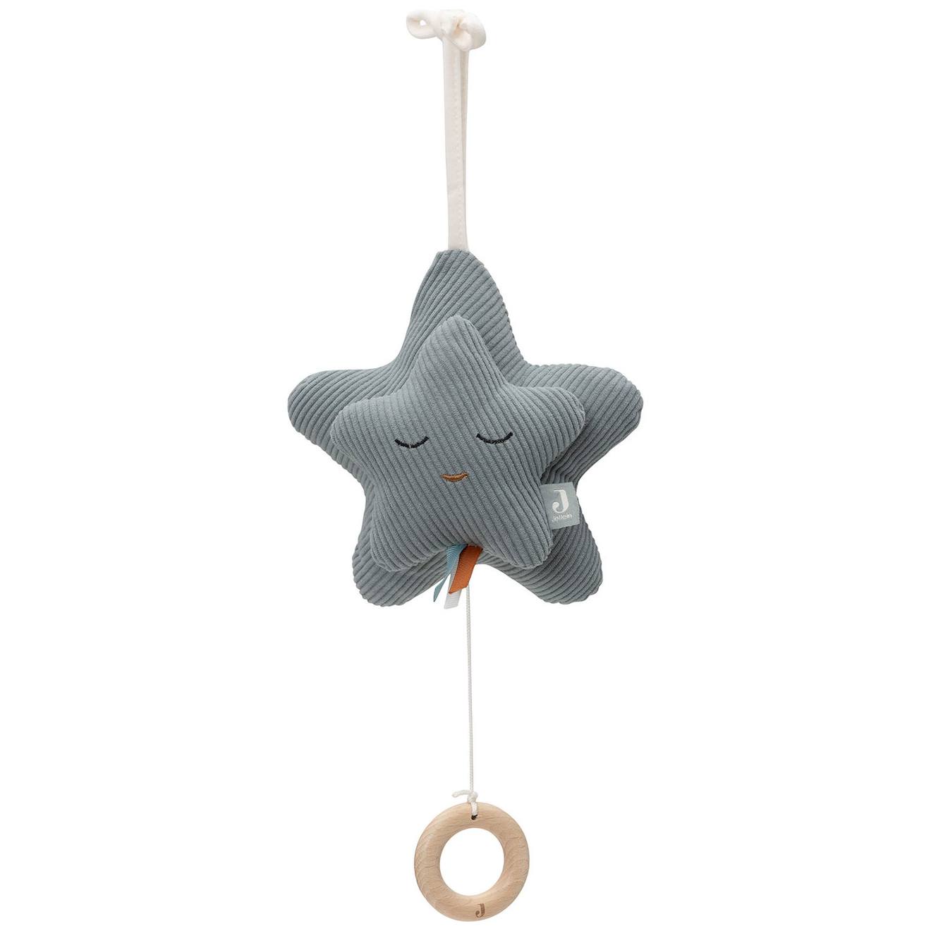 Peluche musicale star sea green bleu