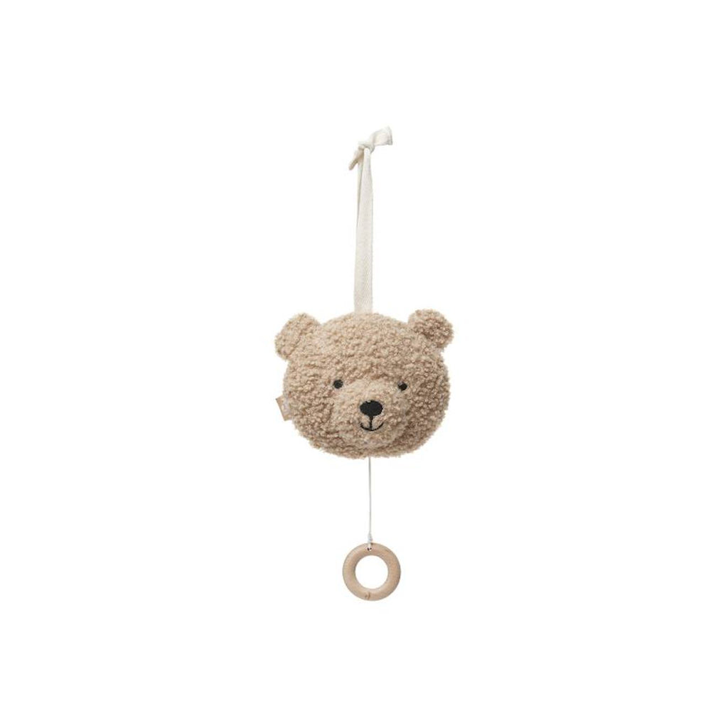 Peluche musicale teddy bear naturel beige