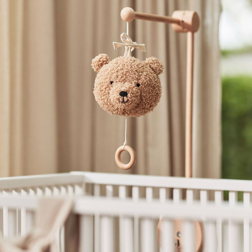 Peluche musicale teddy bear naturel beige