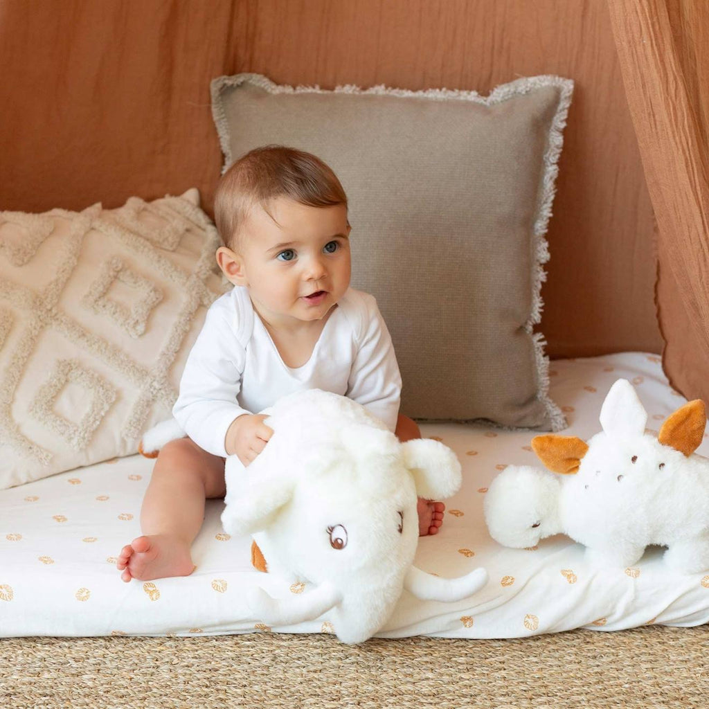 Peluche musicale blanc