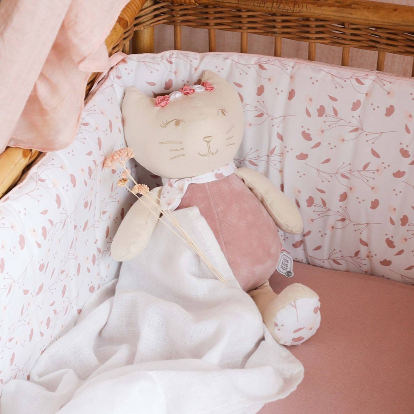 Peluche musicale rose