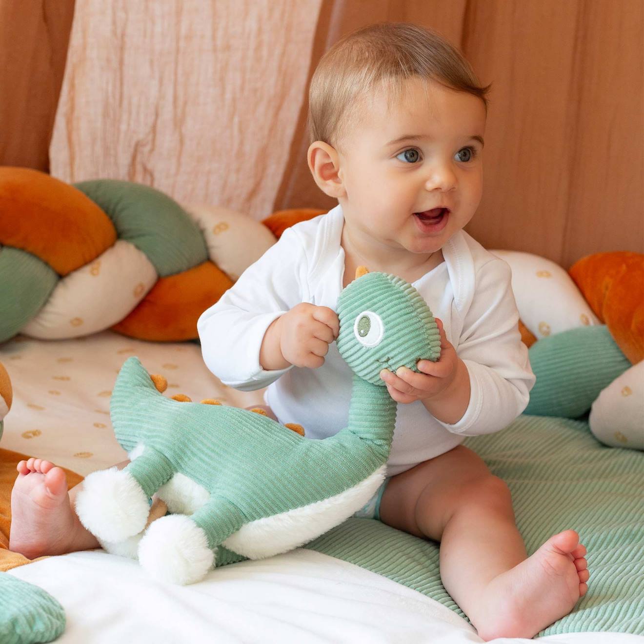 Peluche musicale vert
