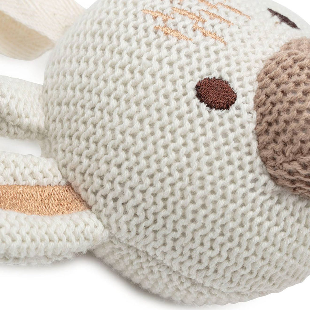 Peluche musicale blanc, marron