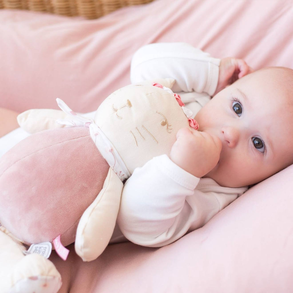 Peluche musicale rose