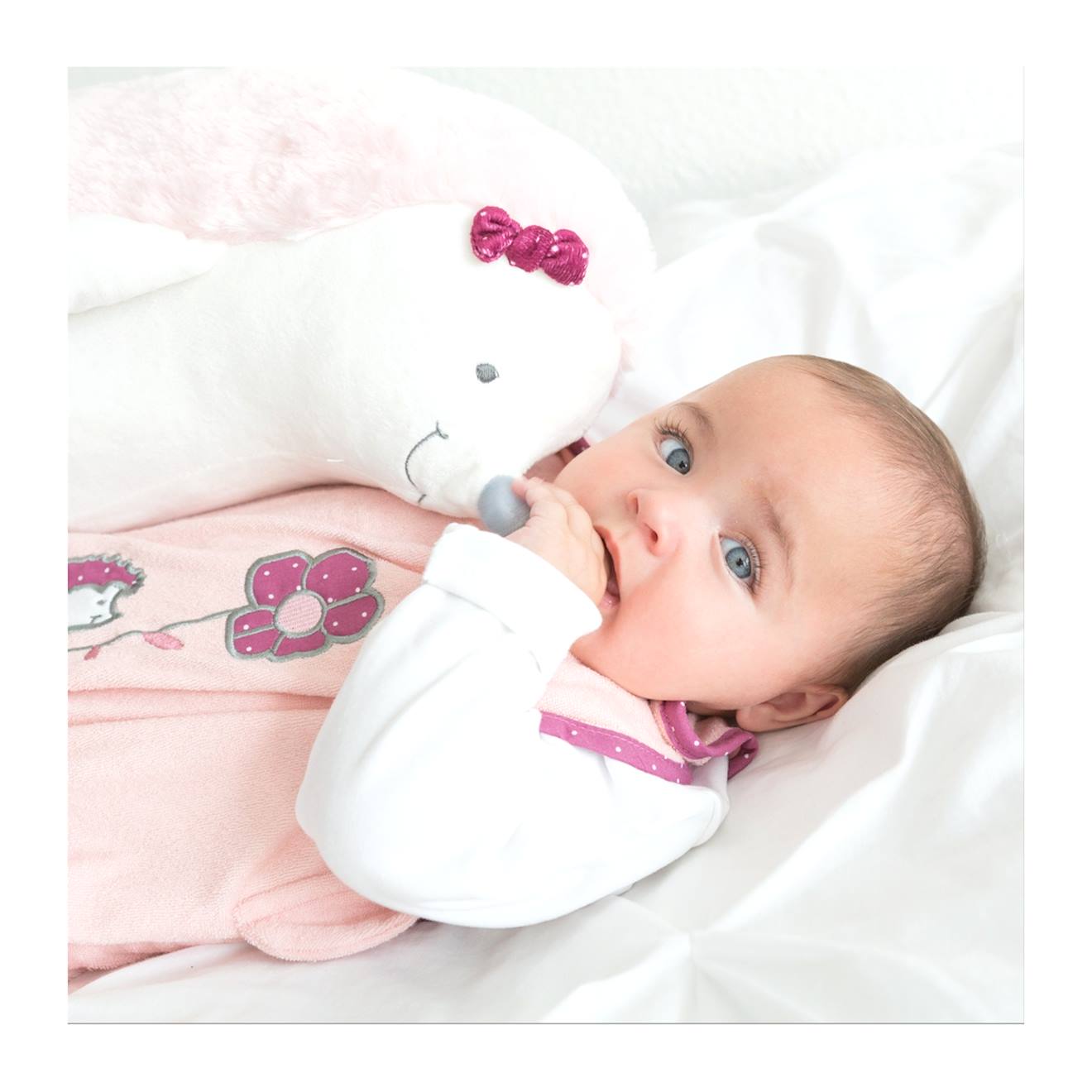Peluche musicale rose