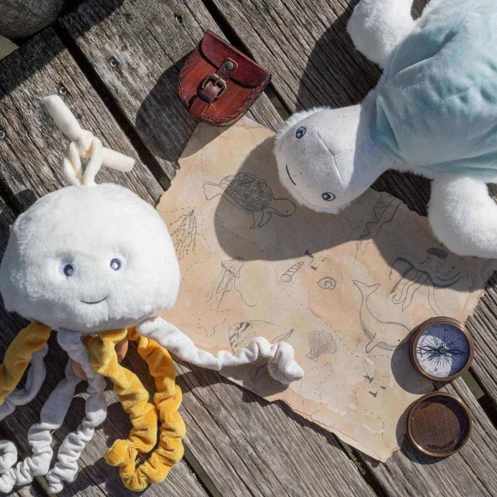 Peluche musicale ecru