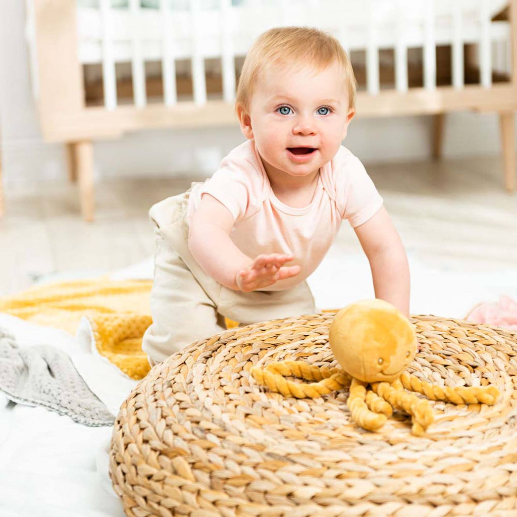 Peluche octopus poulpe jaune