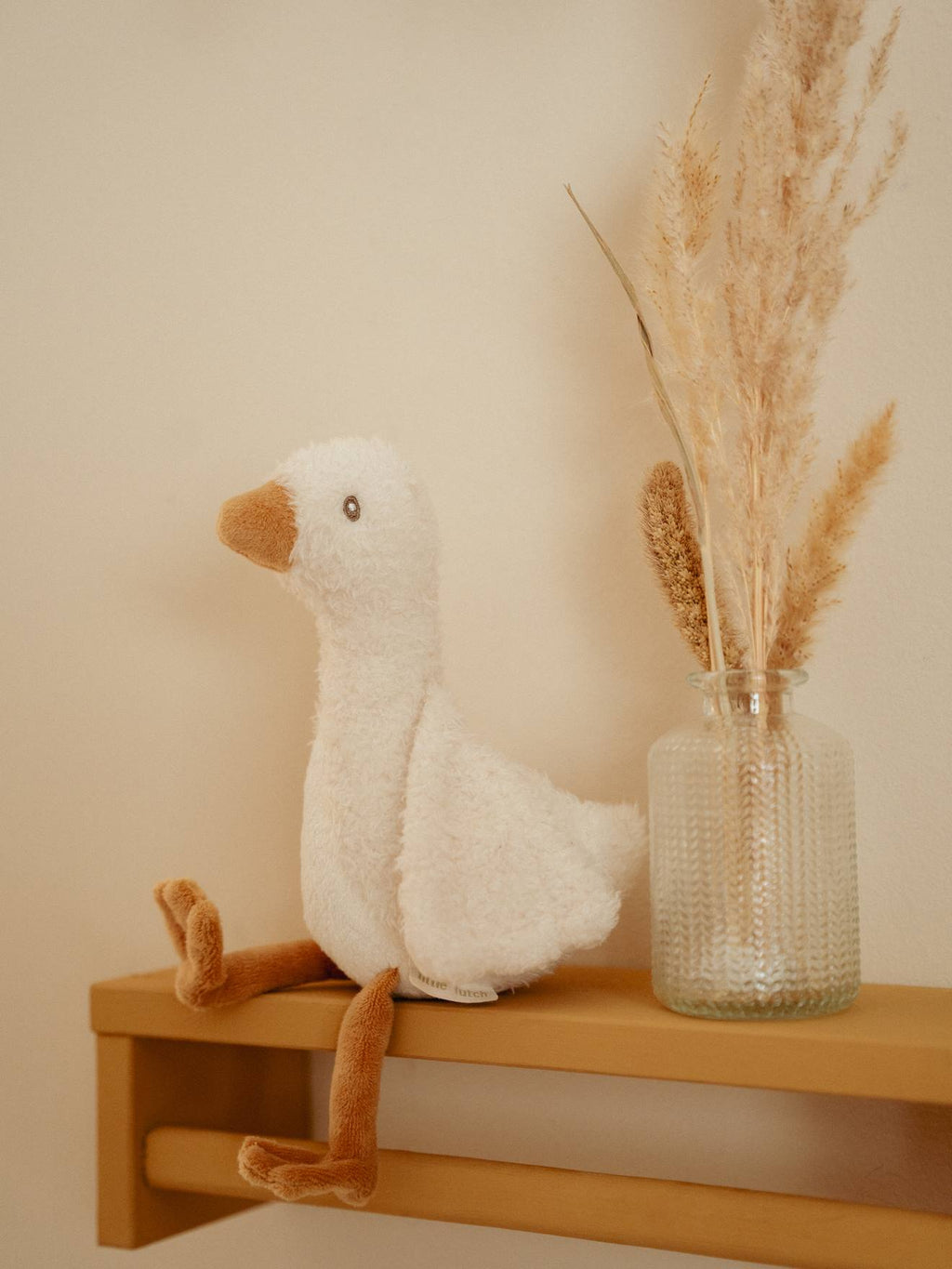 Peluche oie newborn - blanc