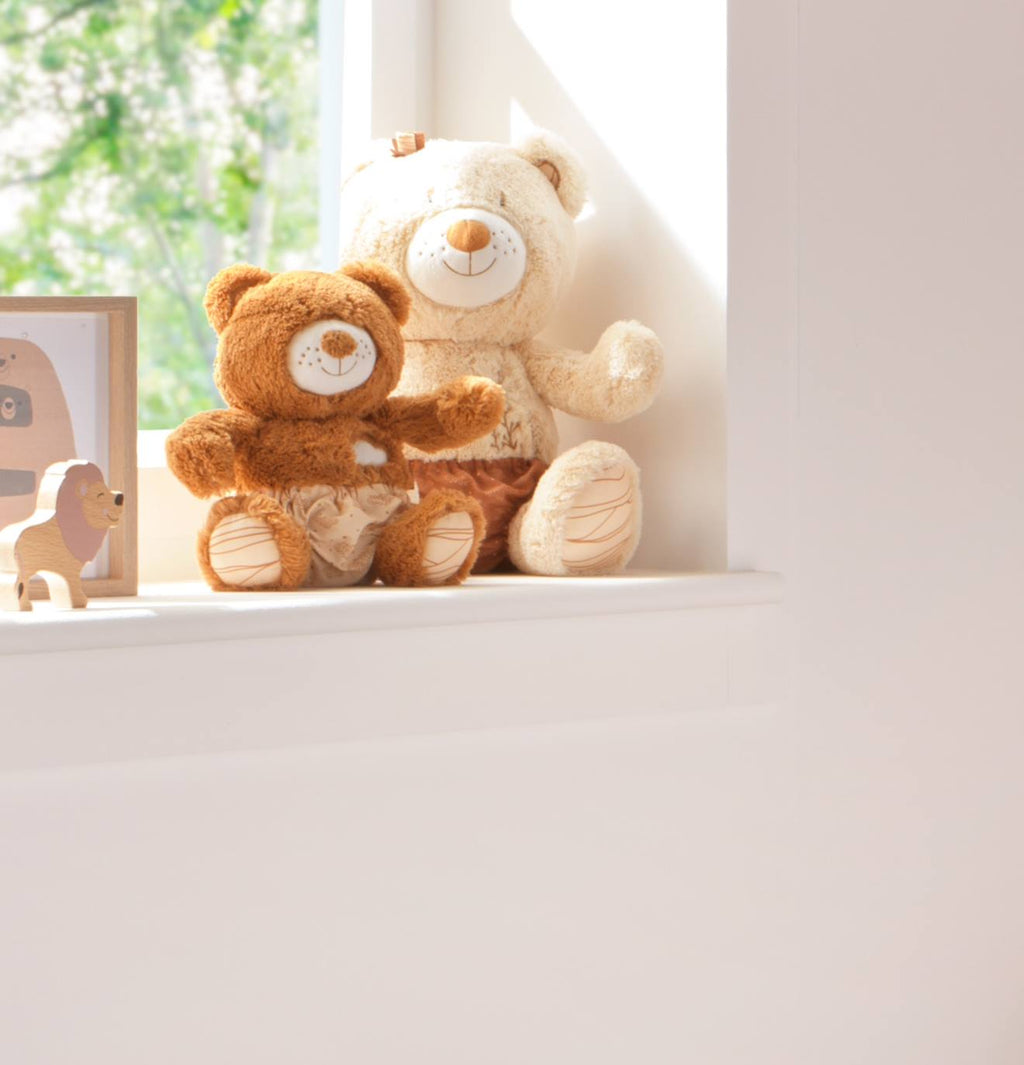 Peluche ours avec détails brodés - orsino beige