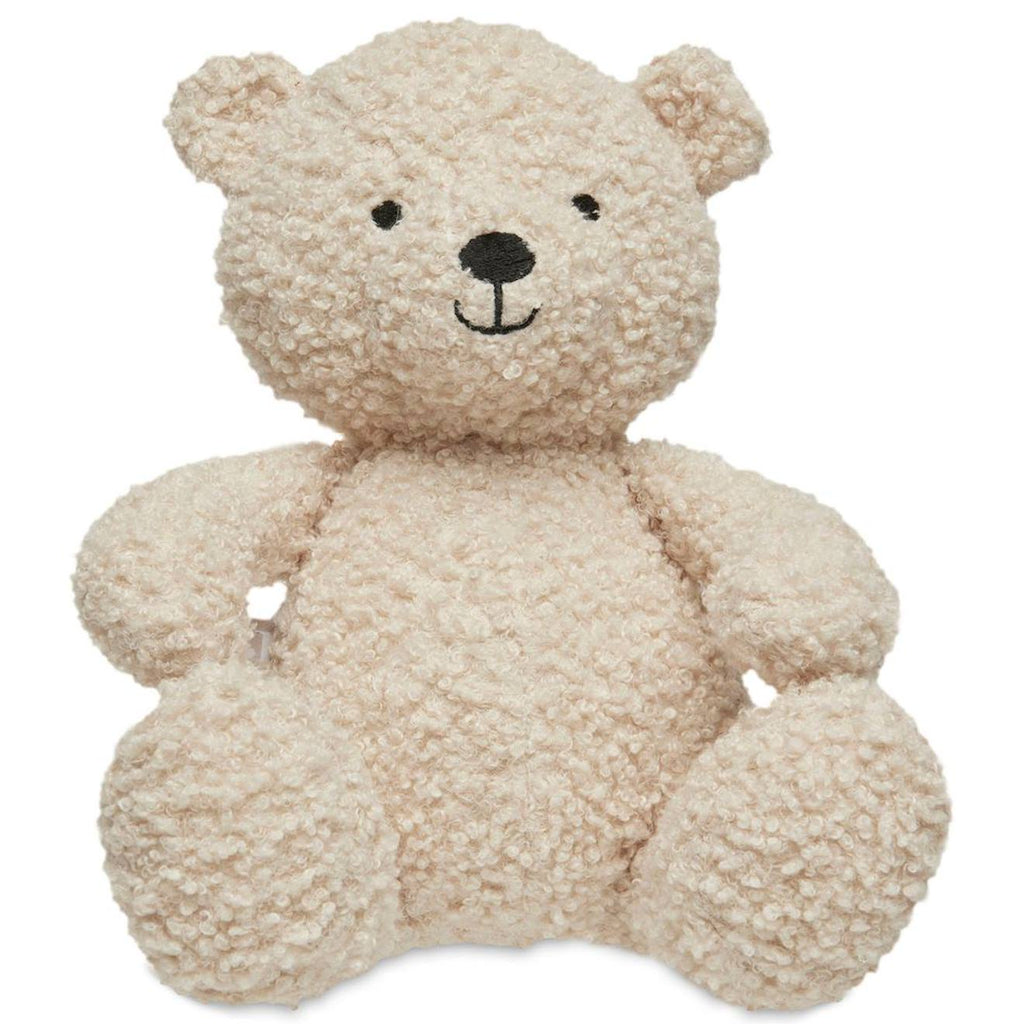 Peluche ours teddy bear olive green (25 cm) beige clair