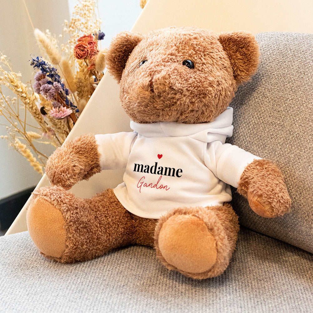 Peluche Ourson Couple à Personnaliser - Ourson à Personnaliser