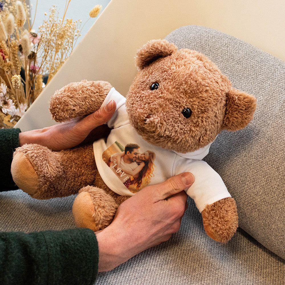 Peluche Ourson Photo à Personnaliser - Ourson à Personnaliser