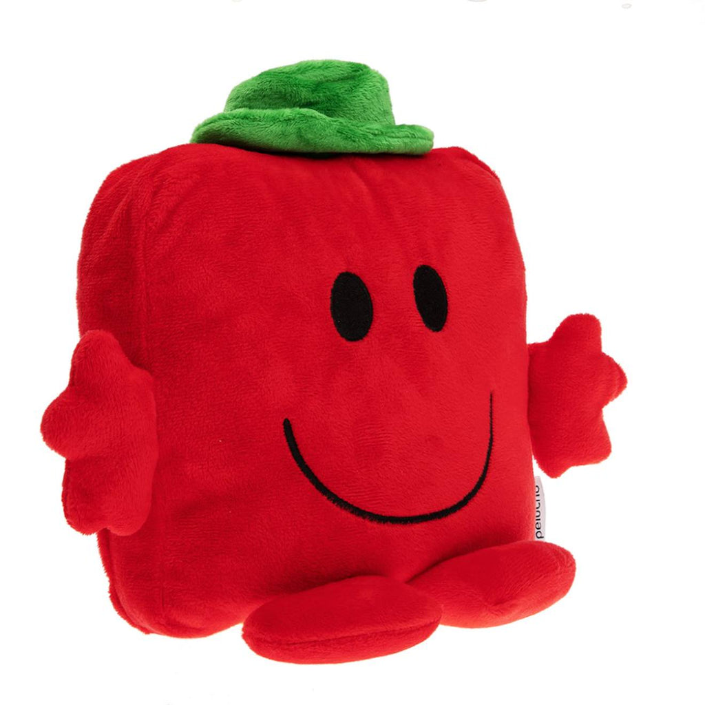 Peluche peluche bouillotte monsieur costaud marron