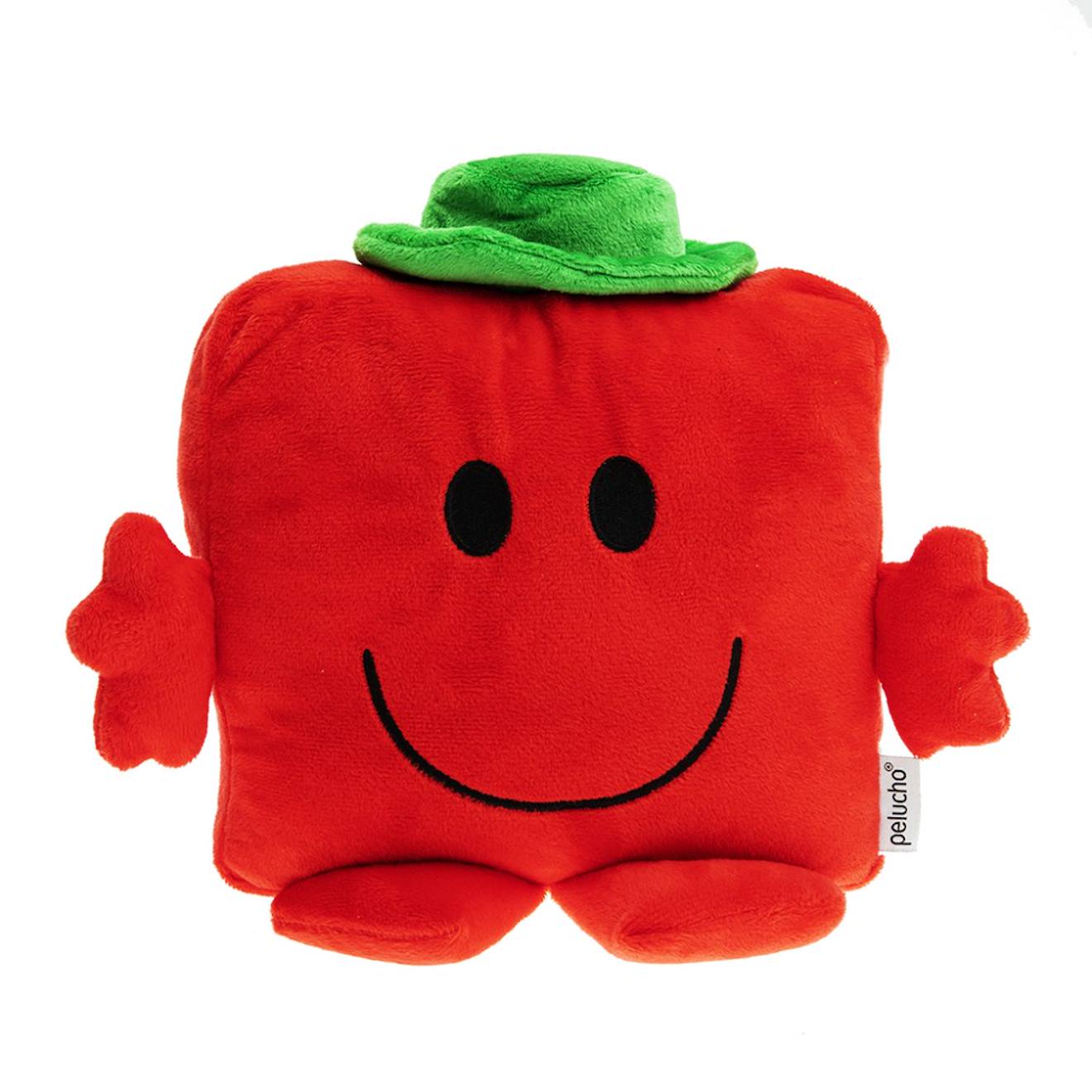Peluche peluche bouillotte monsieur costaud marron