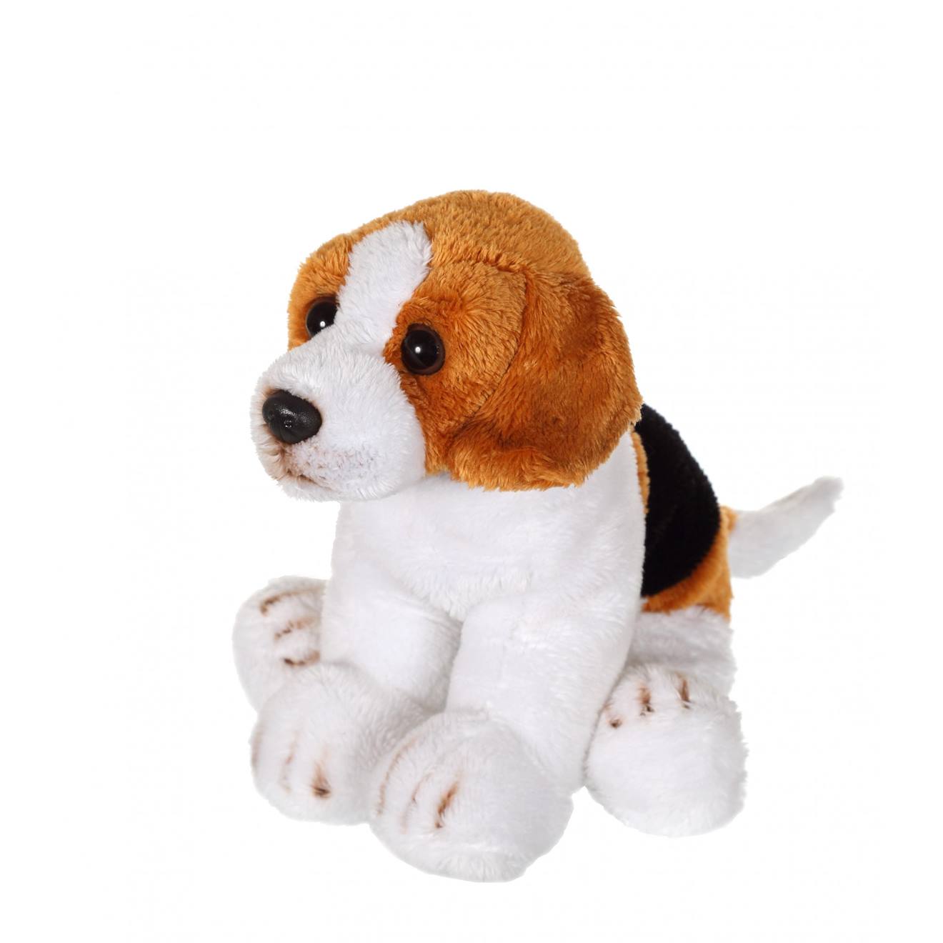 Peluche - peluche floppipup beagle - 22 cm marron