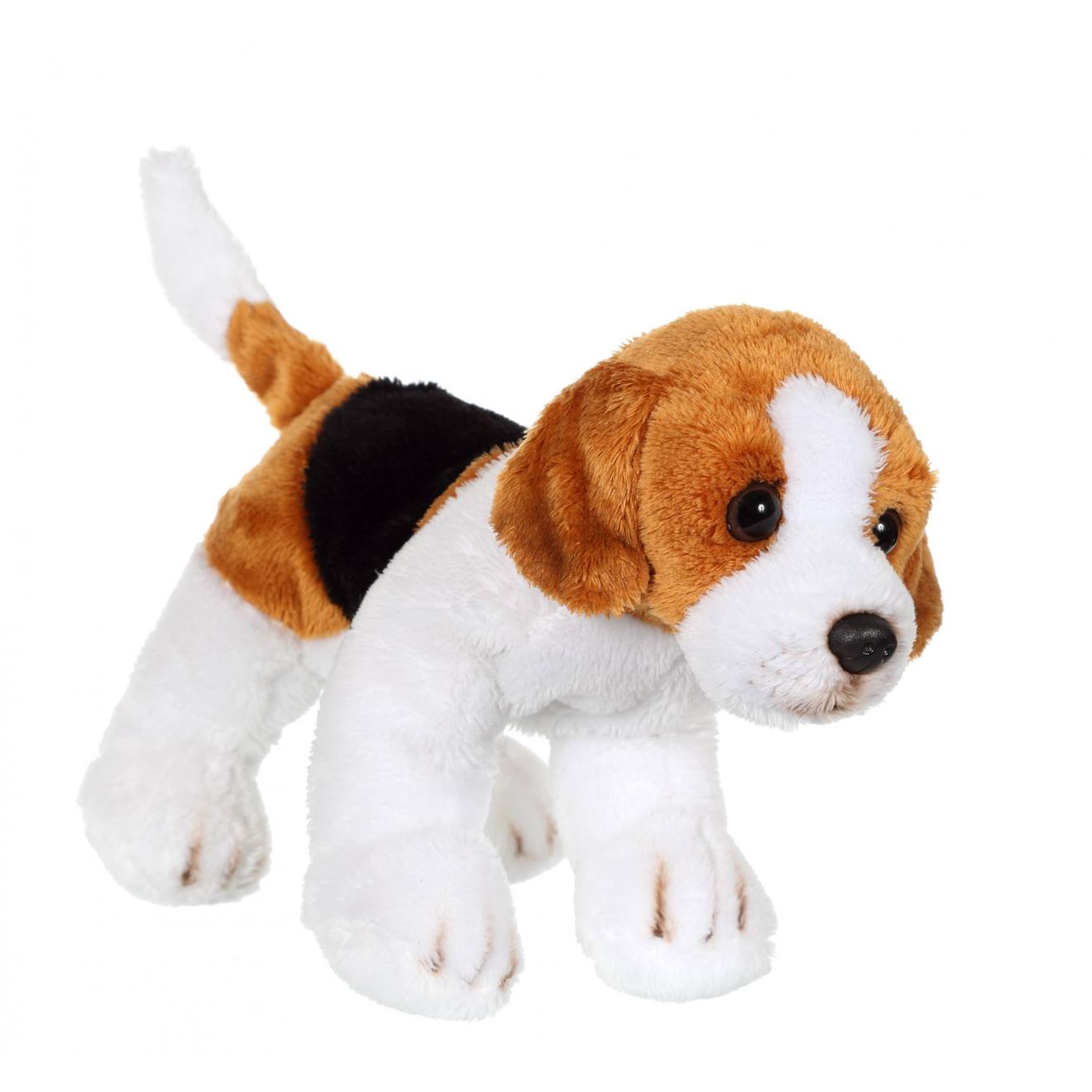 Peluche - peluche floppipup beagle - 22 cm marron
