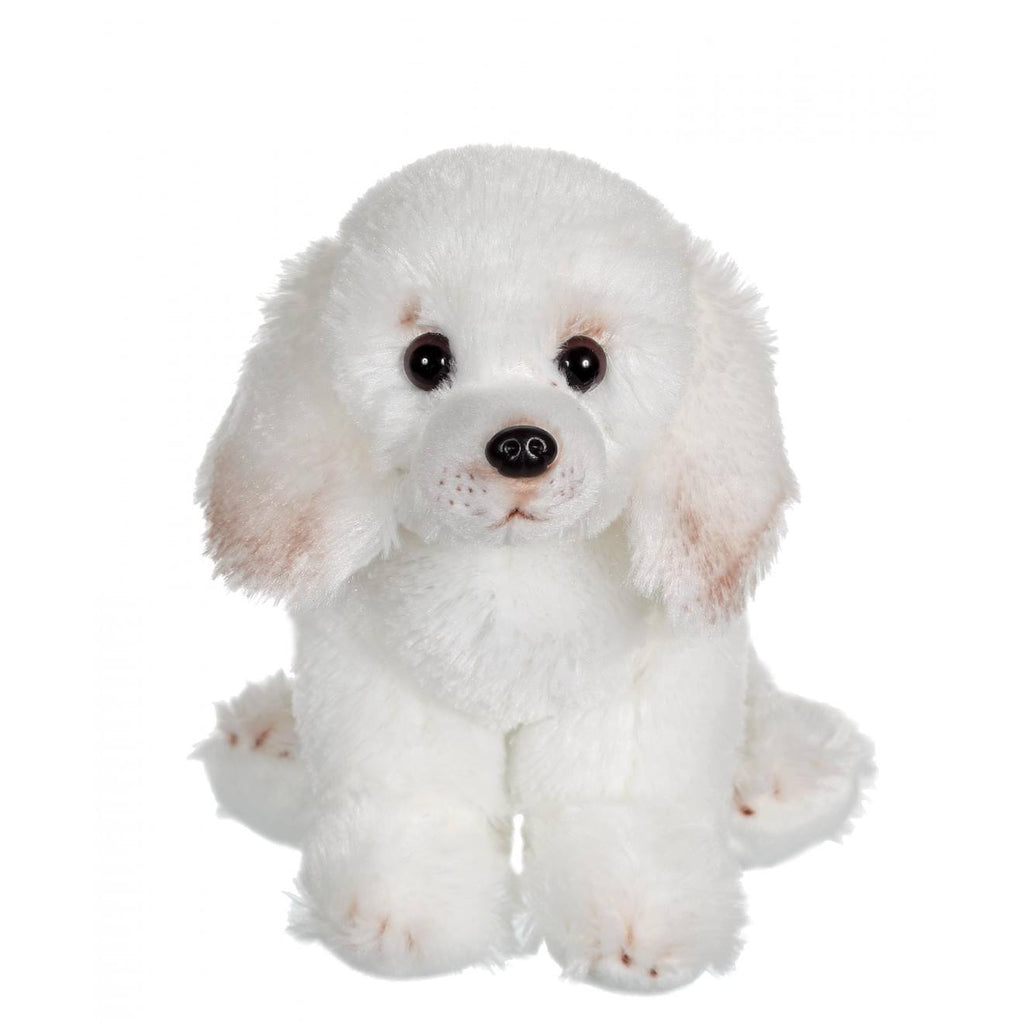 Peluche - peluche floppipup caniche - 22 cm blanc