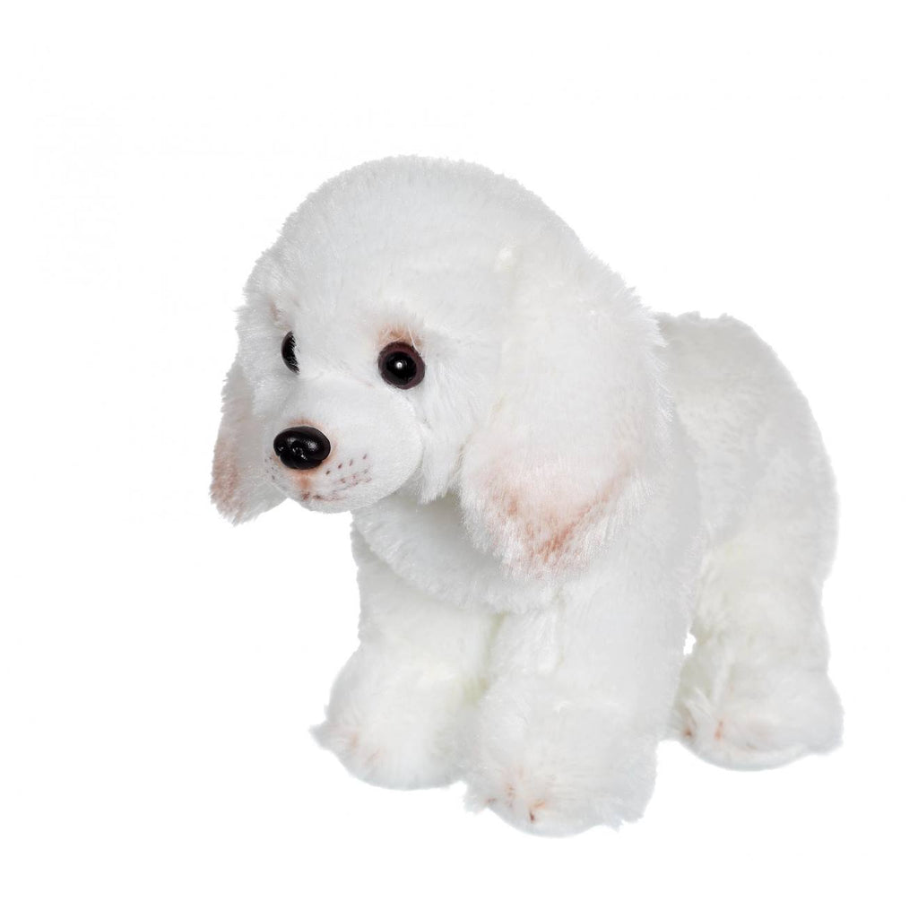 Peluche - peluche floppipup caniche - 22 cm blanc