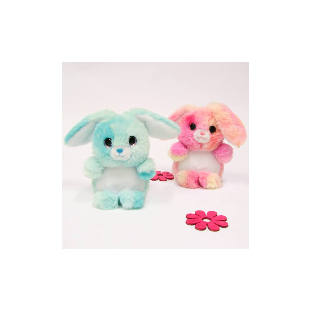 Peluche - peluche lapin cloudy 15 cm - rose