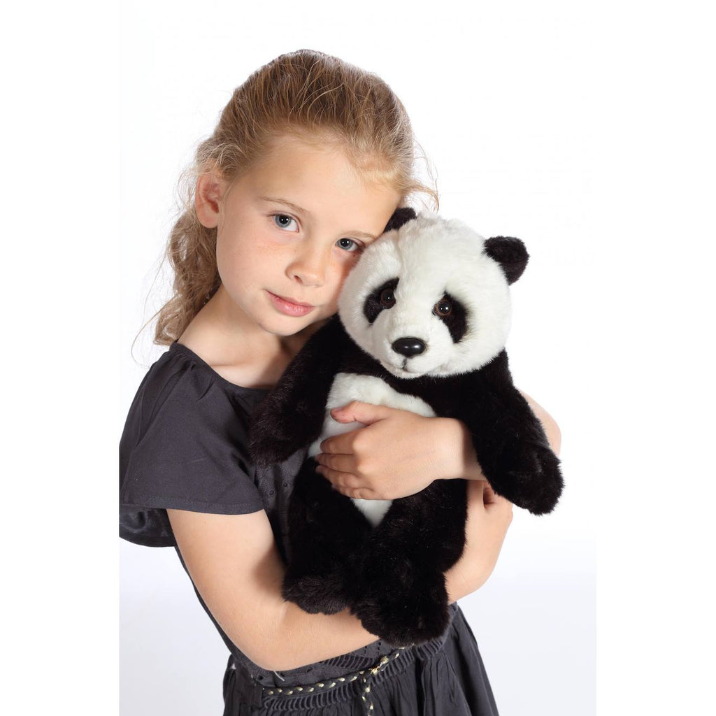 Peluche - peluche panda - 24 cm blanc