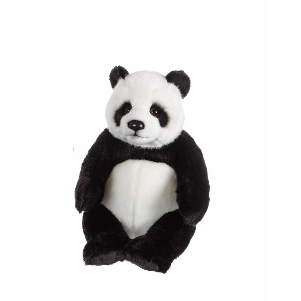 Peluche - peluche panda - 24 cm blanc