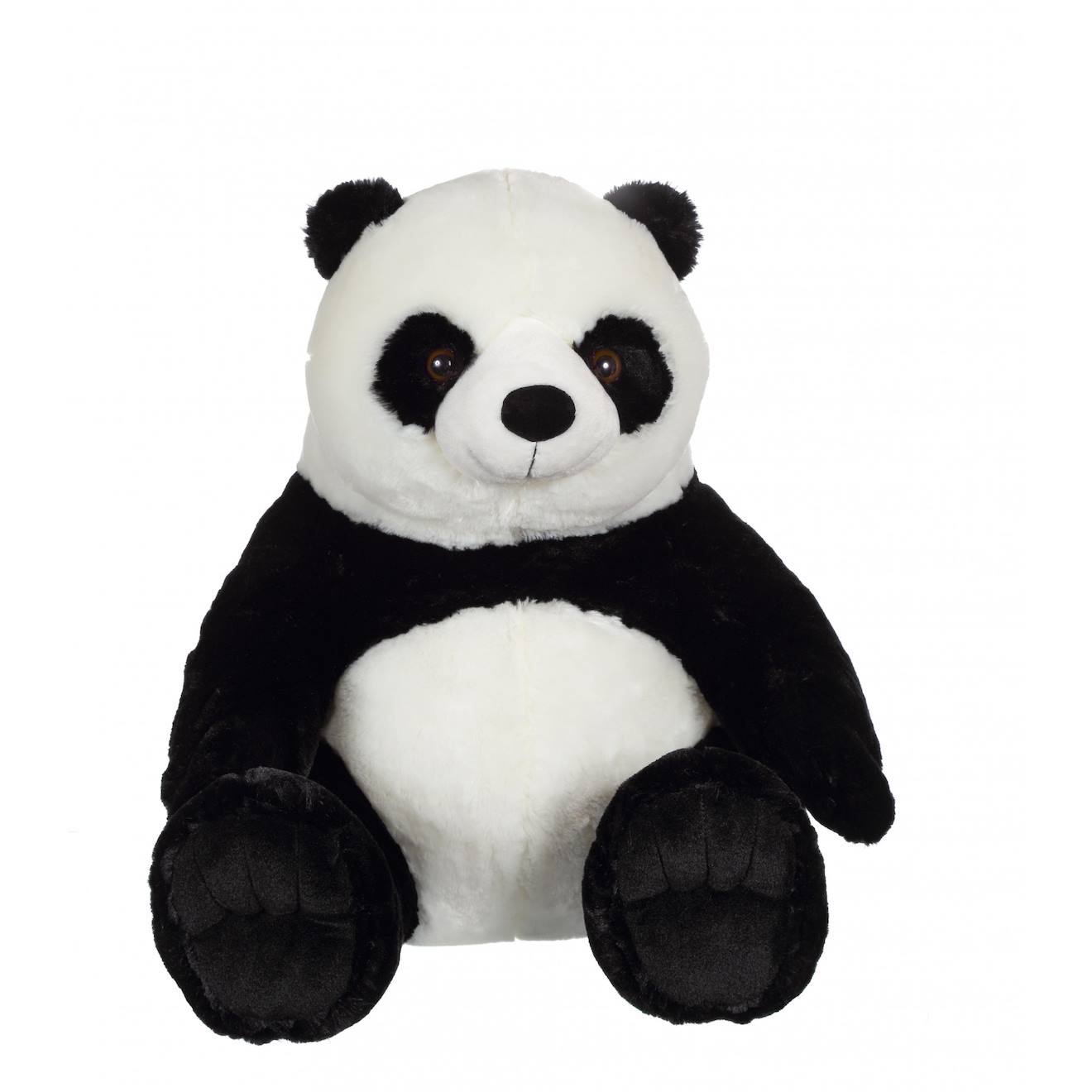 Peluche - peluche panda - 70 cm noir