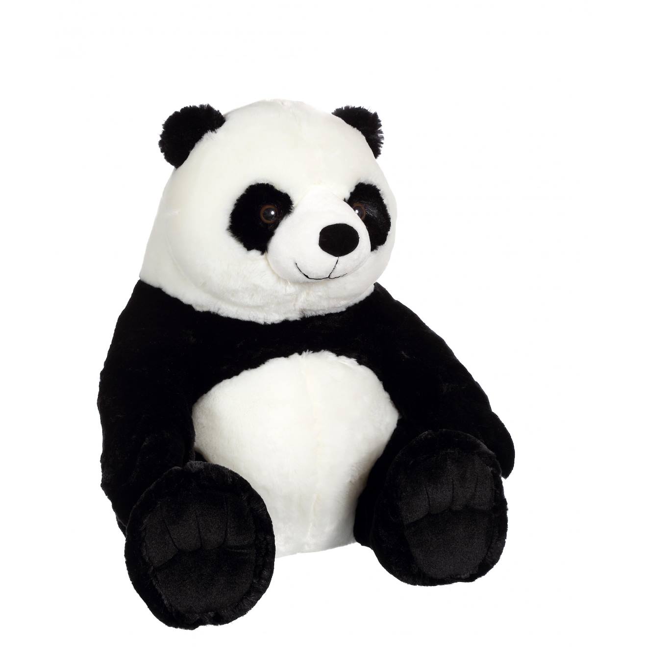 Peluche - peluche panda - 70 cm noir