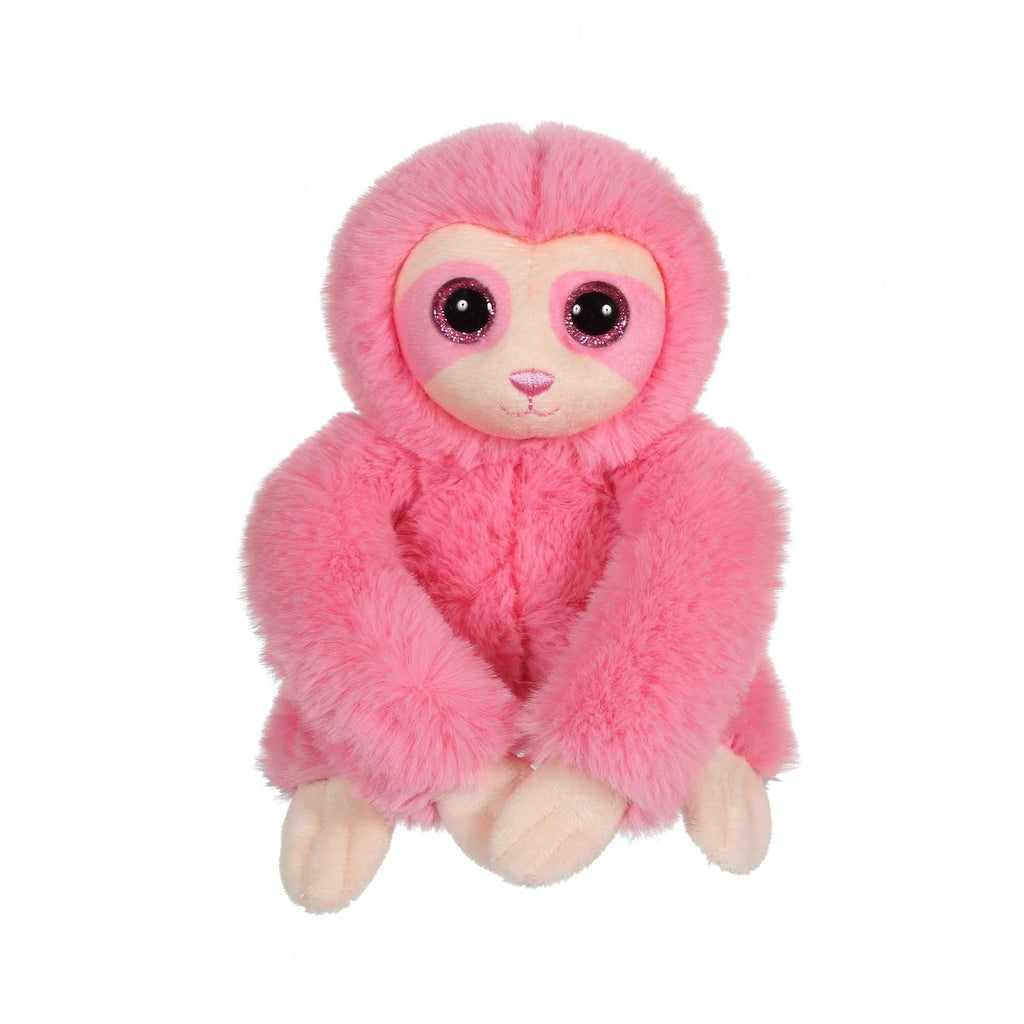 Peluche - peluche p'tit paresseux rose - 16 cm rose