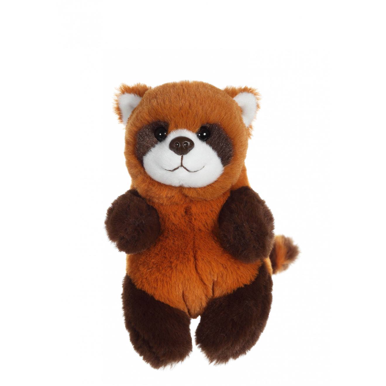 Peluche - peluche p'tits farouches panda roux - 15 cm marron