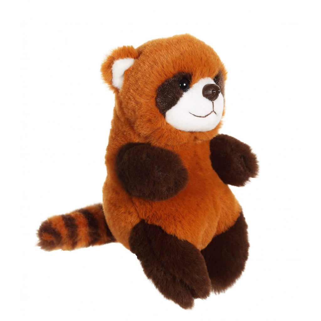 Peluche - peluche p'tits farouches panda roux - 15 cm marron