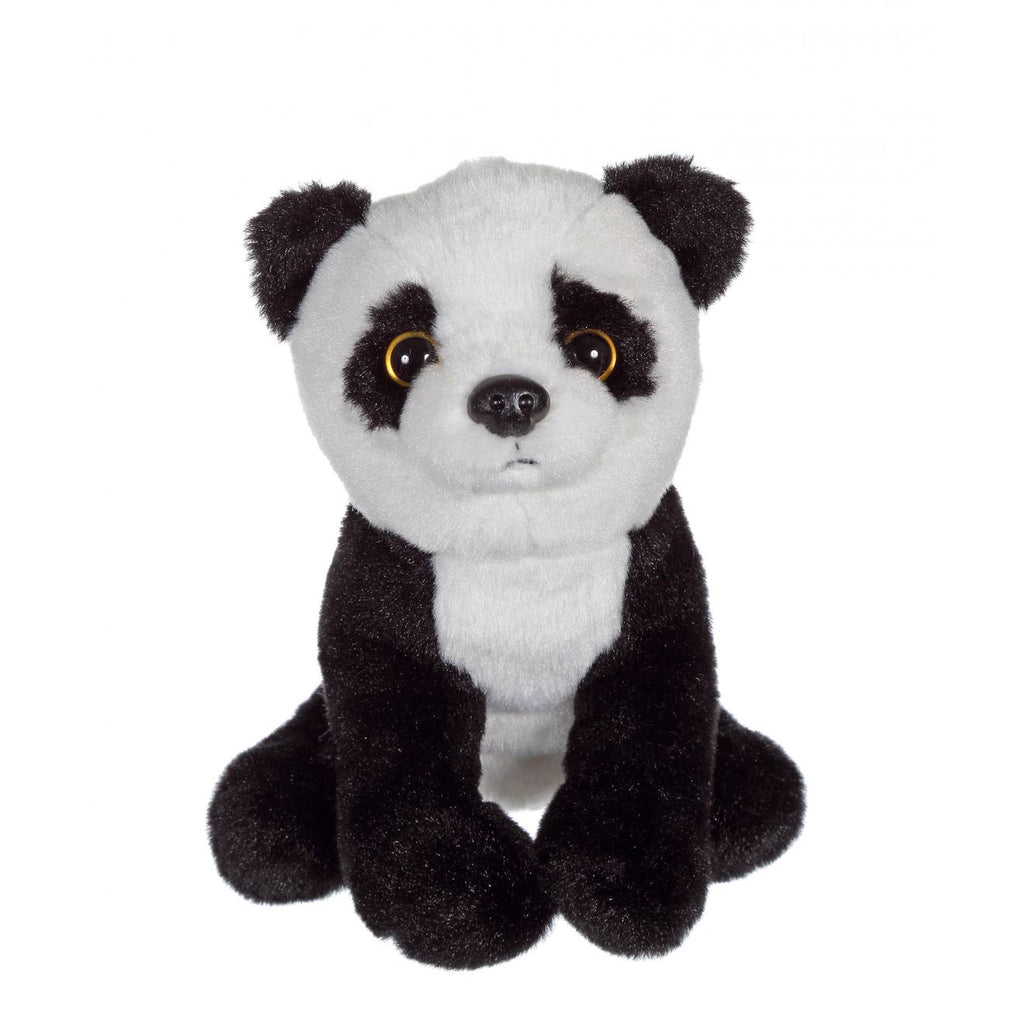 Peluche - peluche p'tits sauvageons 15 cm - panda noir
