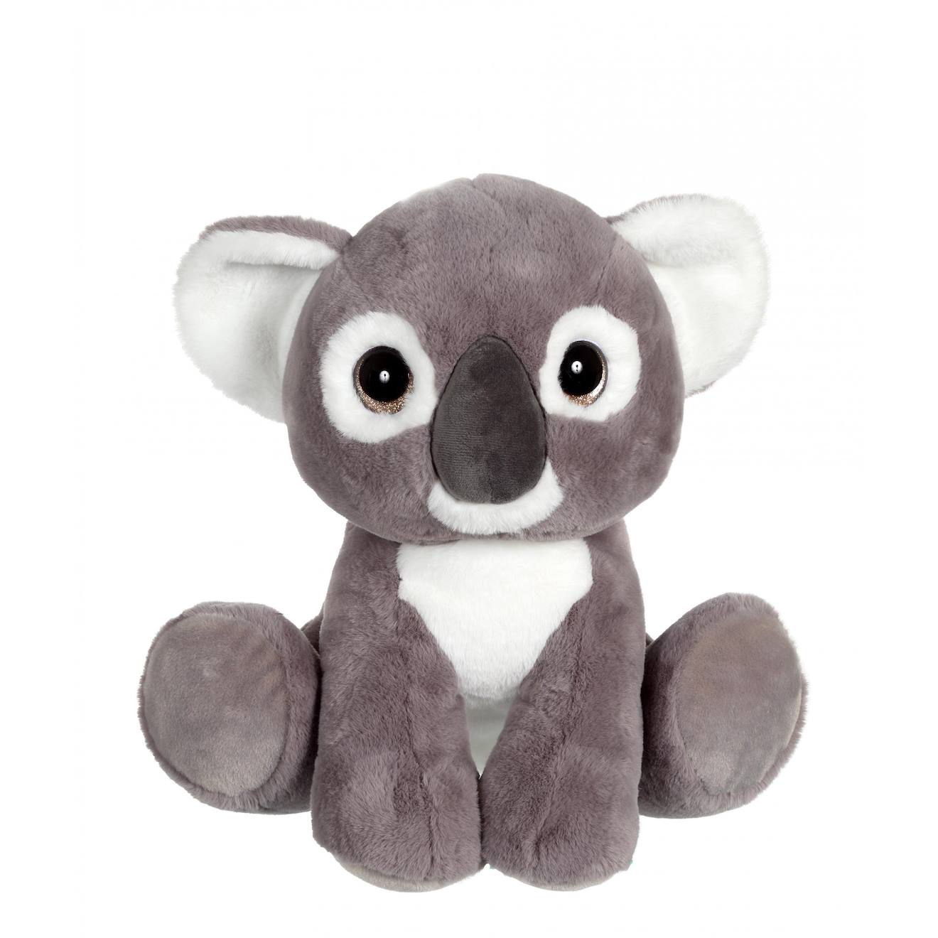 Peluche - peluche puppy eyes pets - koala gris et blanc - 40 cm gris