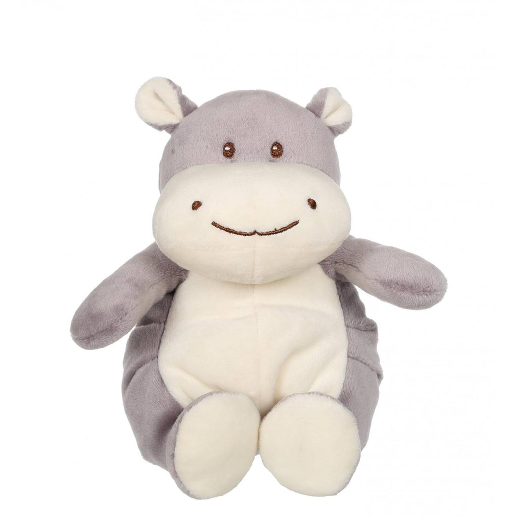 Peluche - peluche toodoux hippopotame - 15 cm gris