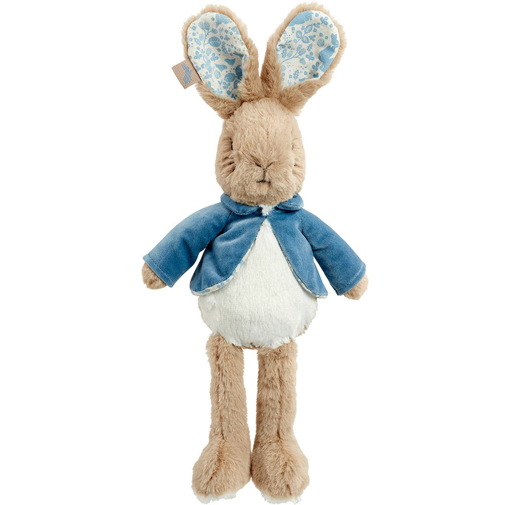 Peluche pierre lapin bleu, marron