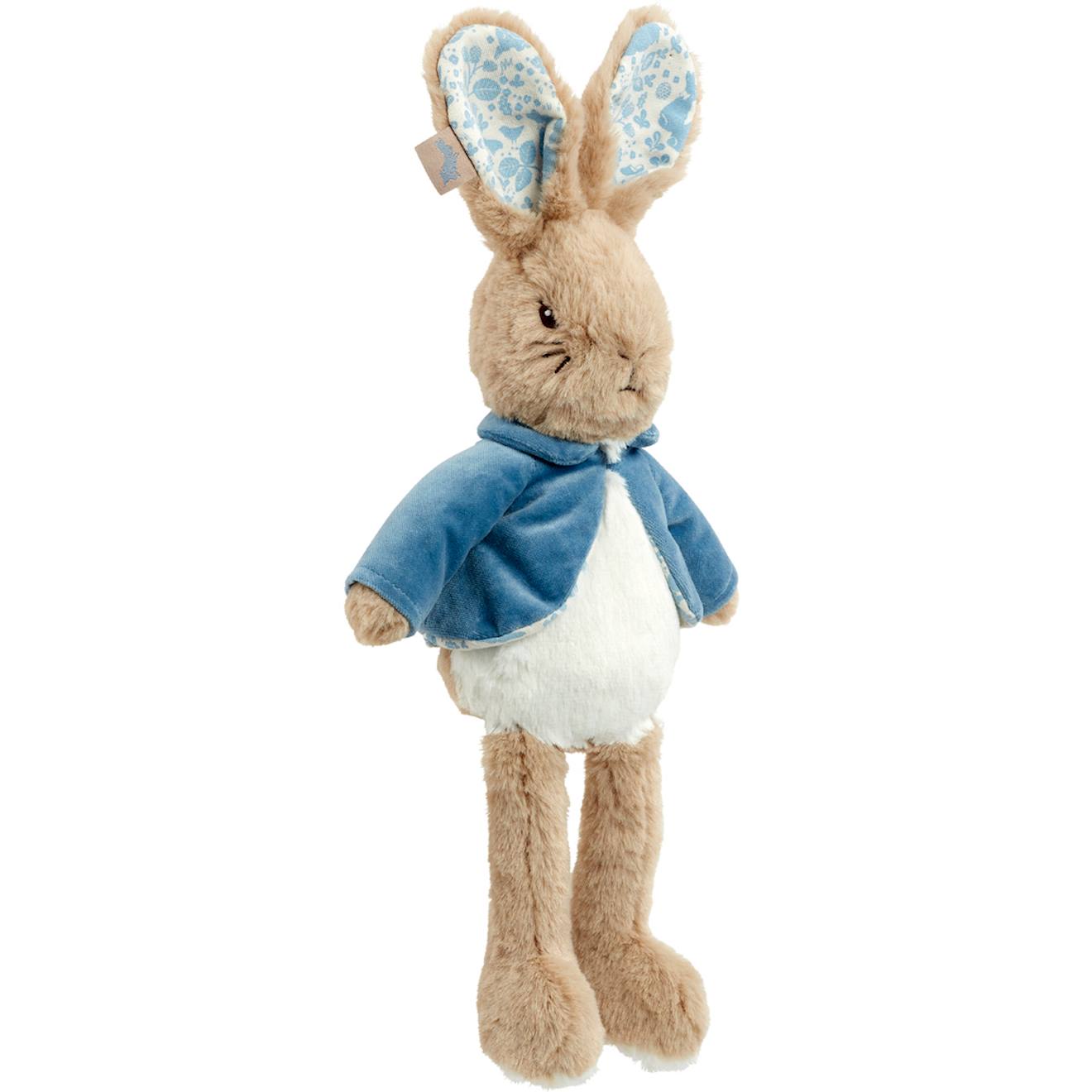 Peluche pierre lapin bleu, marron
