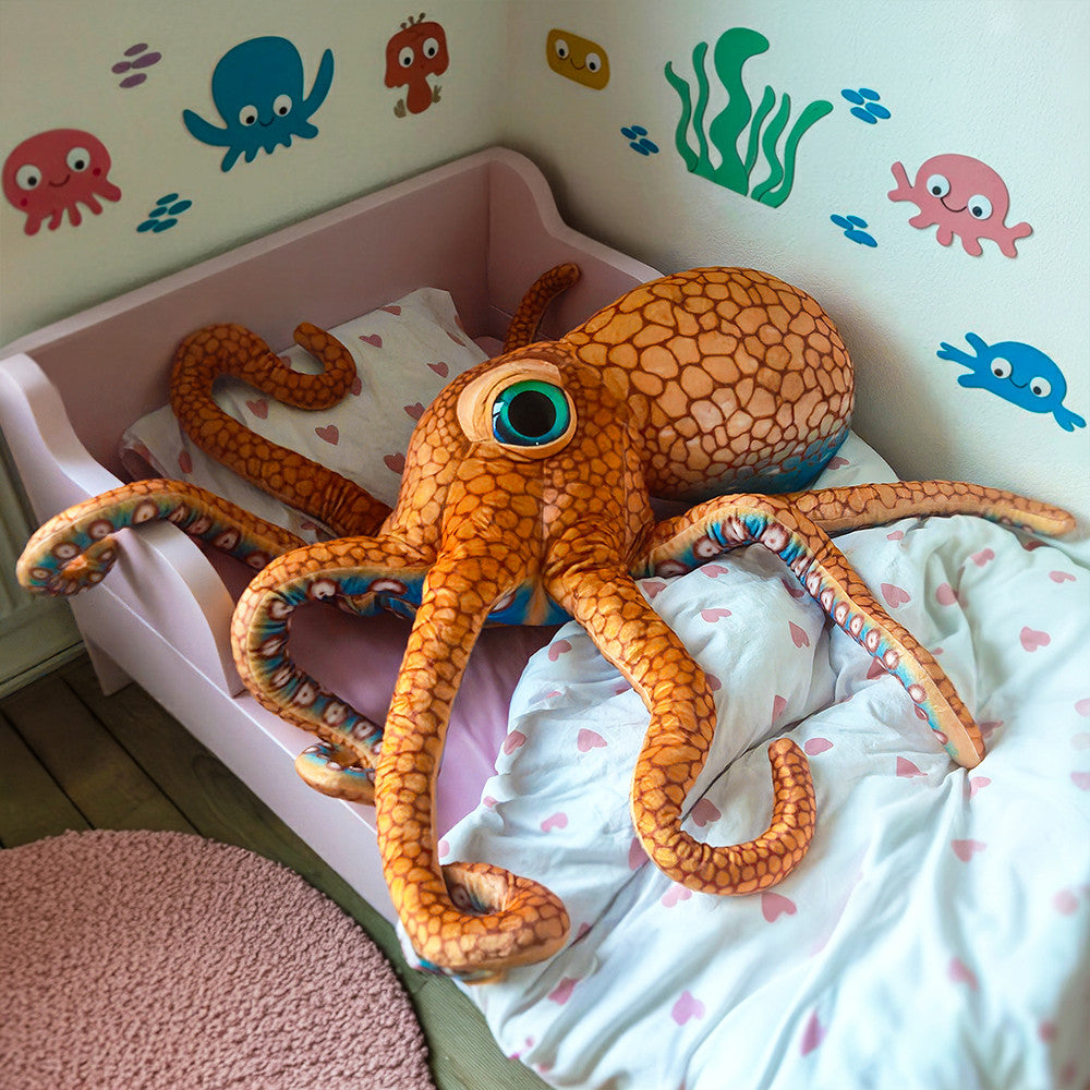 Peluche Pieuvre Géante 150cm - Objet Déco Original