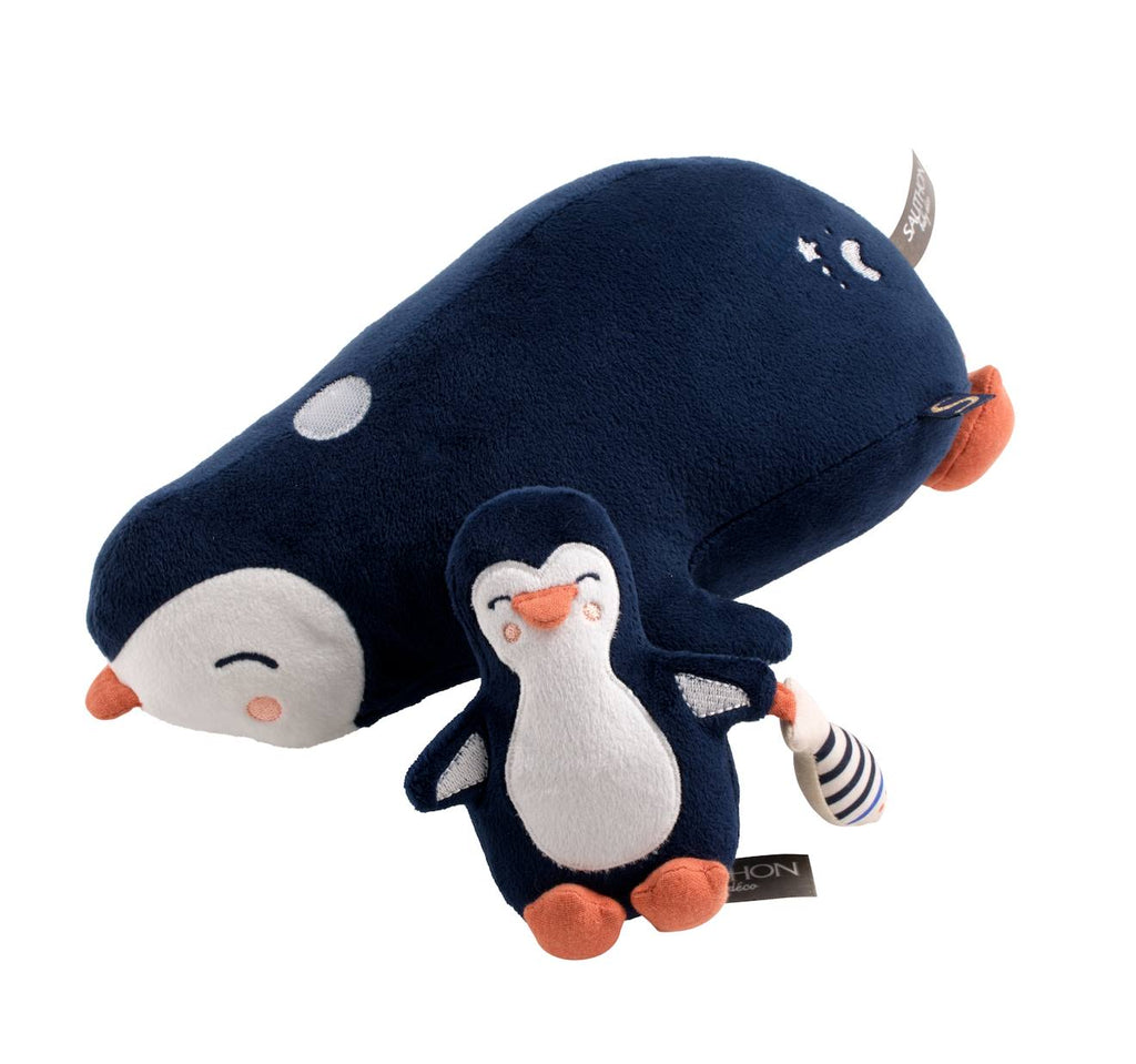Peluche pingouin marine - baby sailor bleu