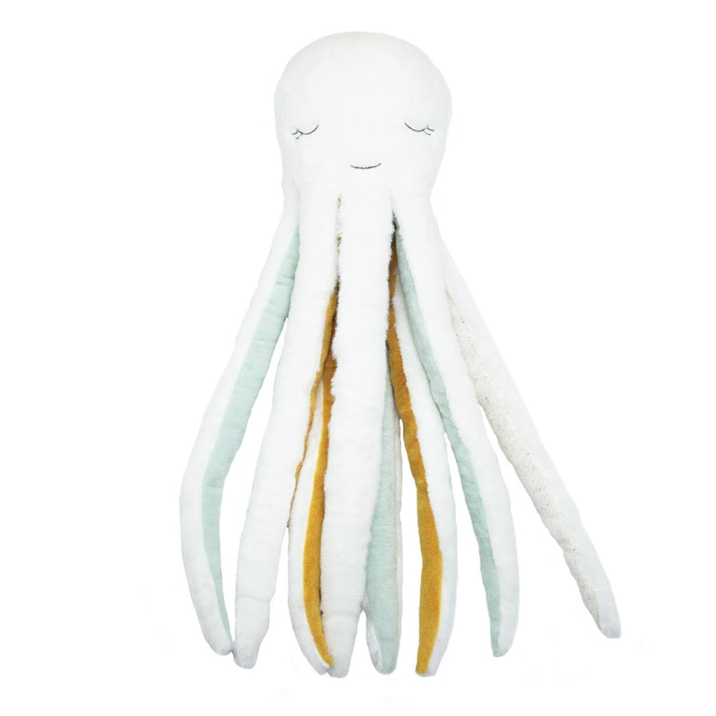 Peluche poulpie la pieuvre blanc