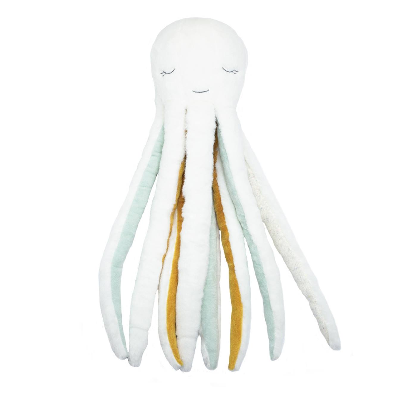 Peluche poulpie la pieuvre blanc