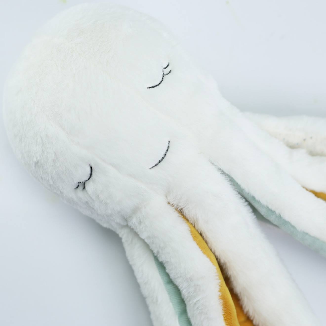 Peluche poulpie la pieuvre blanc