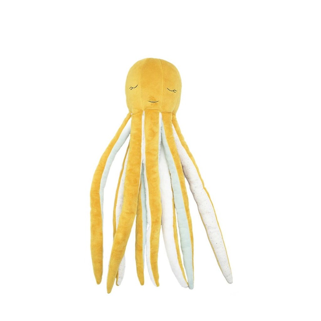 Peluche poulpie la pieuvre moutarde