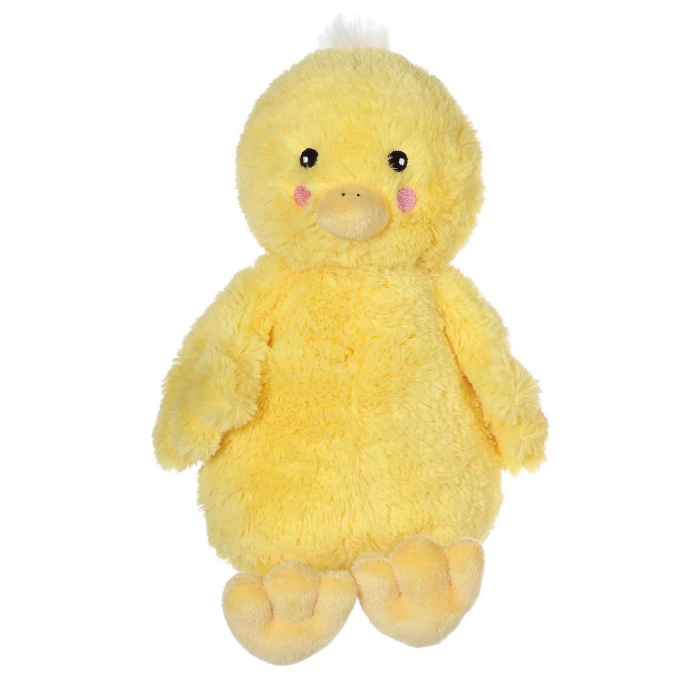 Peluche - poussin éconimals de pâques en peluche éco-conçue - 15 cm jaune