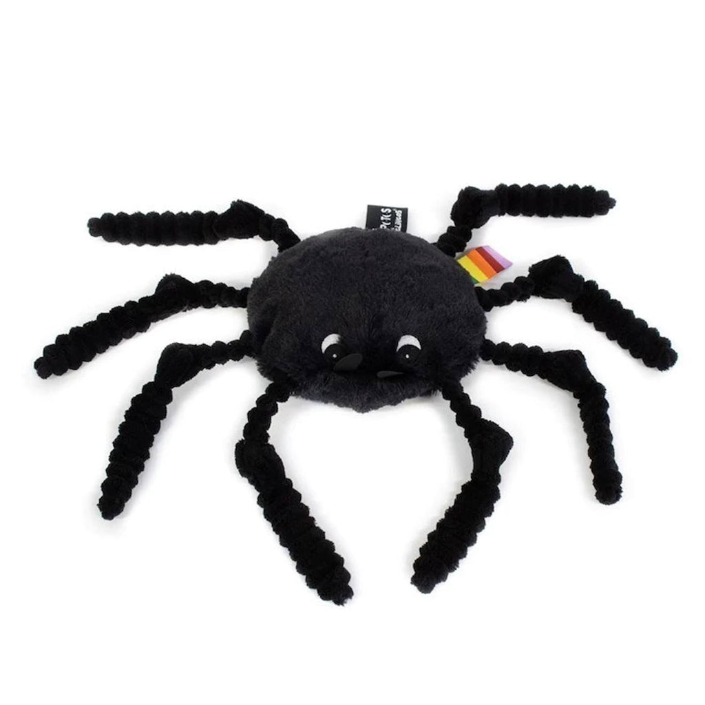 Peluche ptipotos araignée noire noir