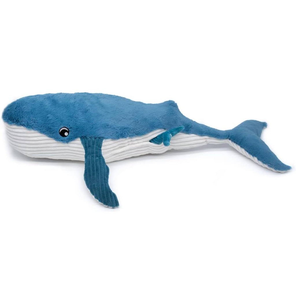 Peluche ptipotos baleine maman bébé bleue bleu