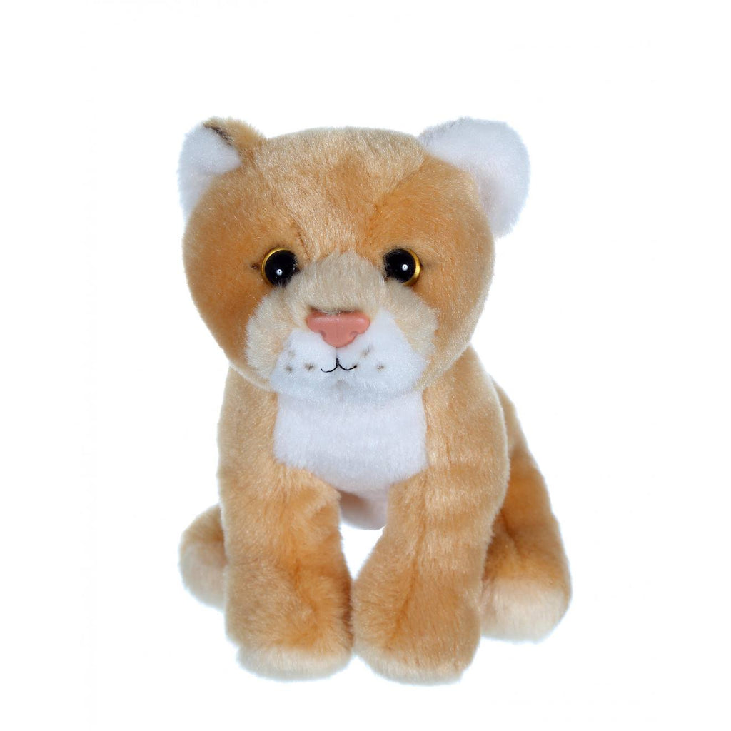 Peluche - p'tits sauvageons 15 cm - lionne beige