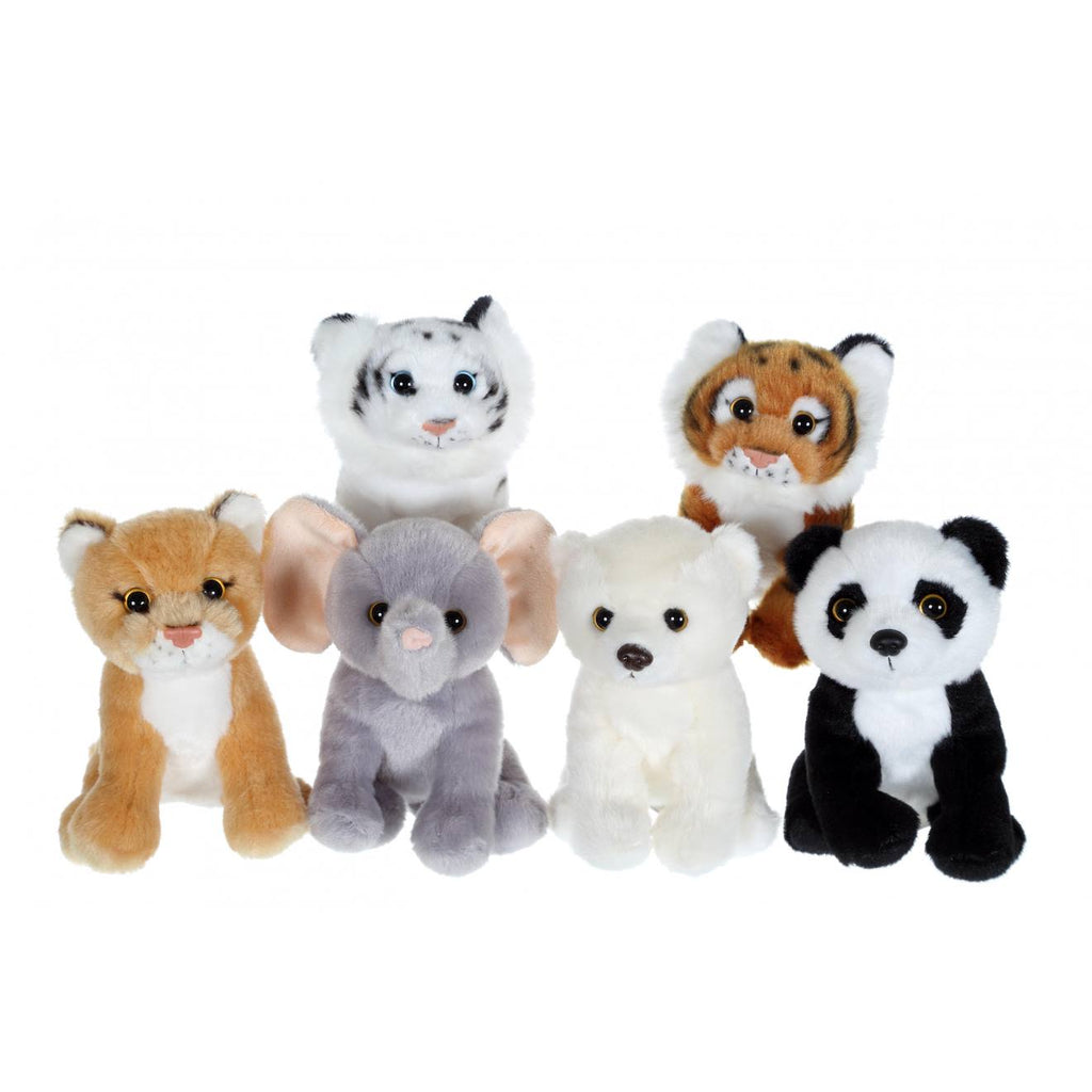 Peluche - p'tits sauvageons 15 cm - tigre orange