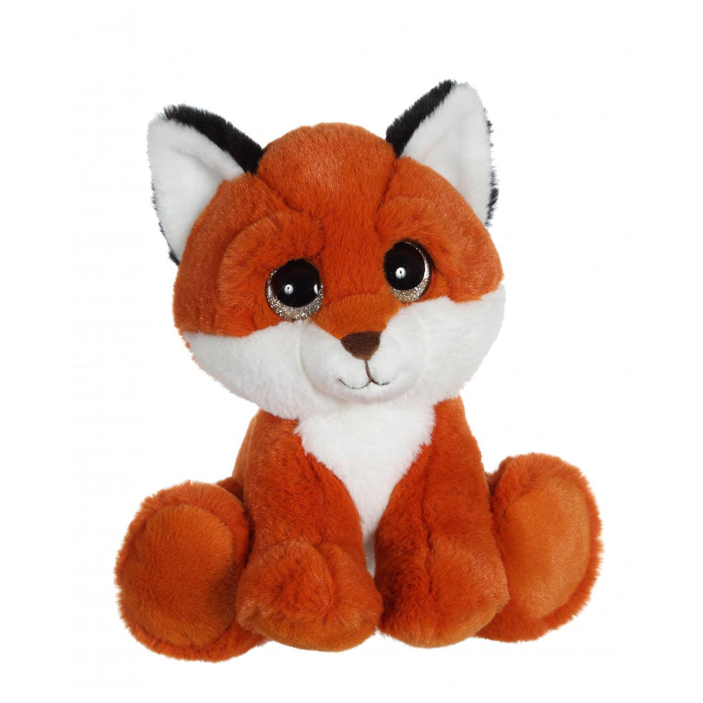 Peluche - puppy eyes pets nature renard - 22 cm orange