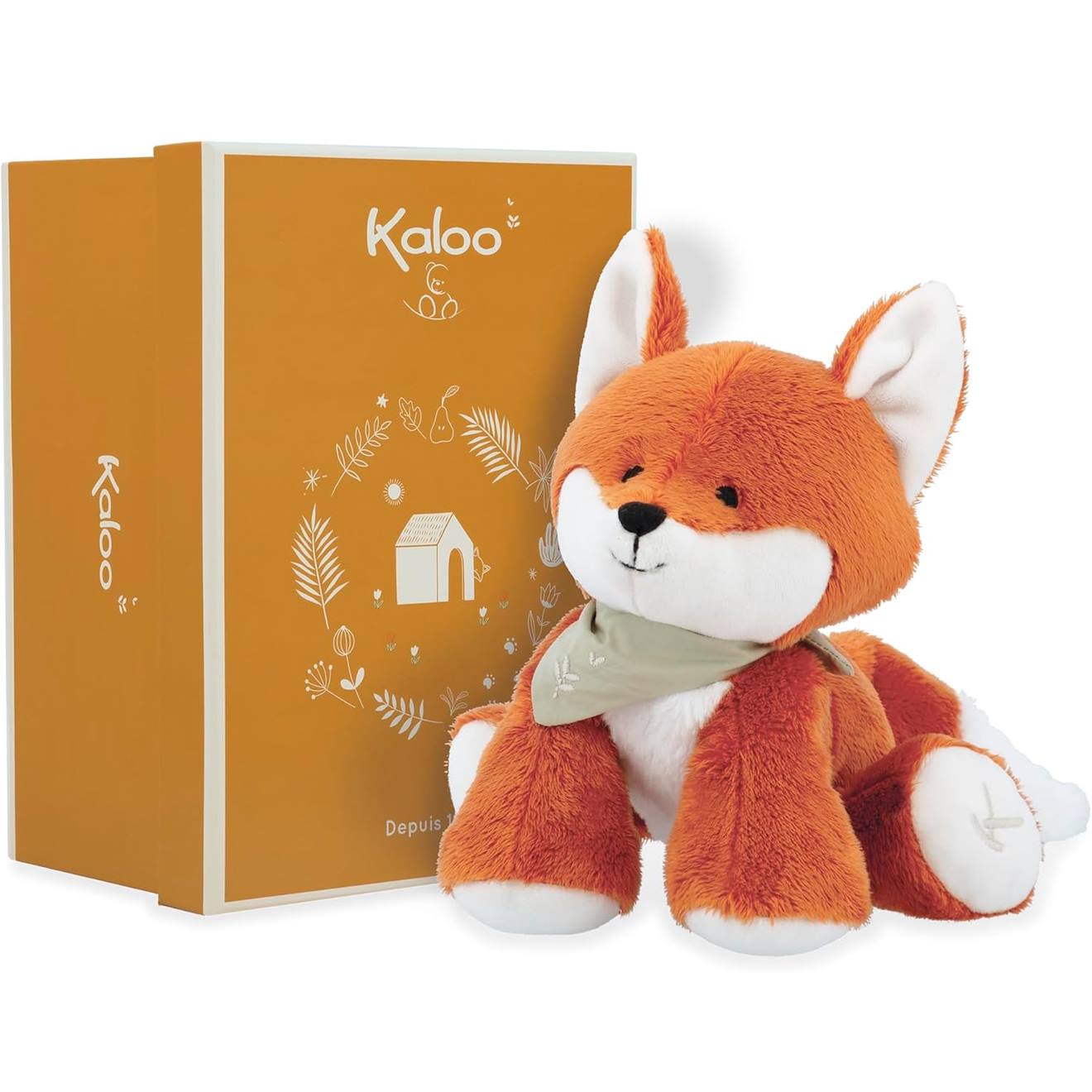 Peluche renard paprika 17 cm orange